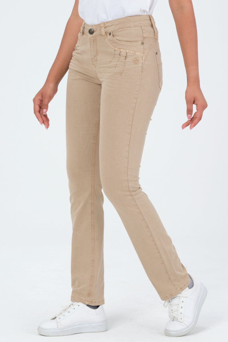 Clara STRAIGHT Eisenbeige