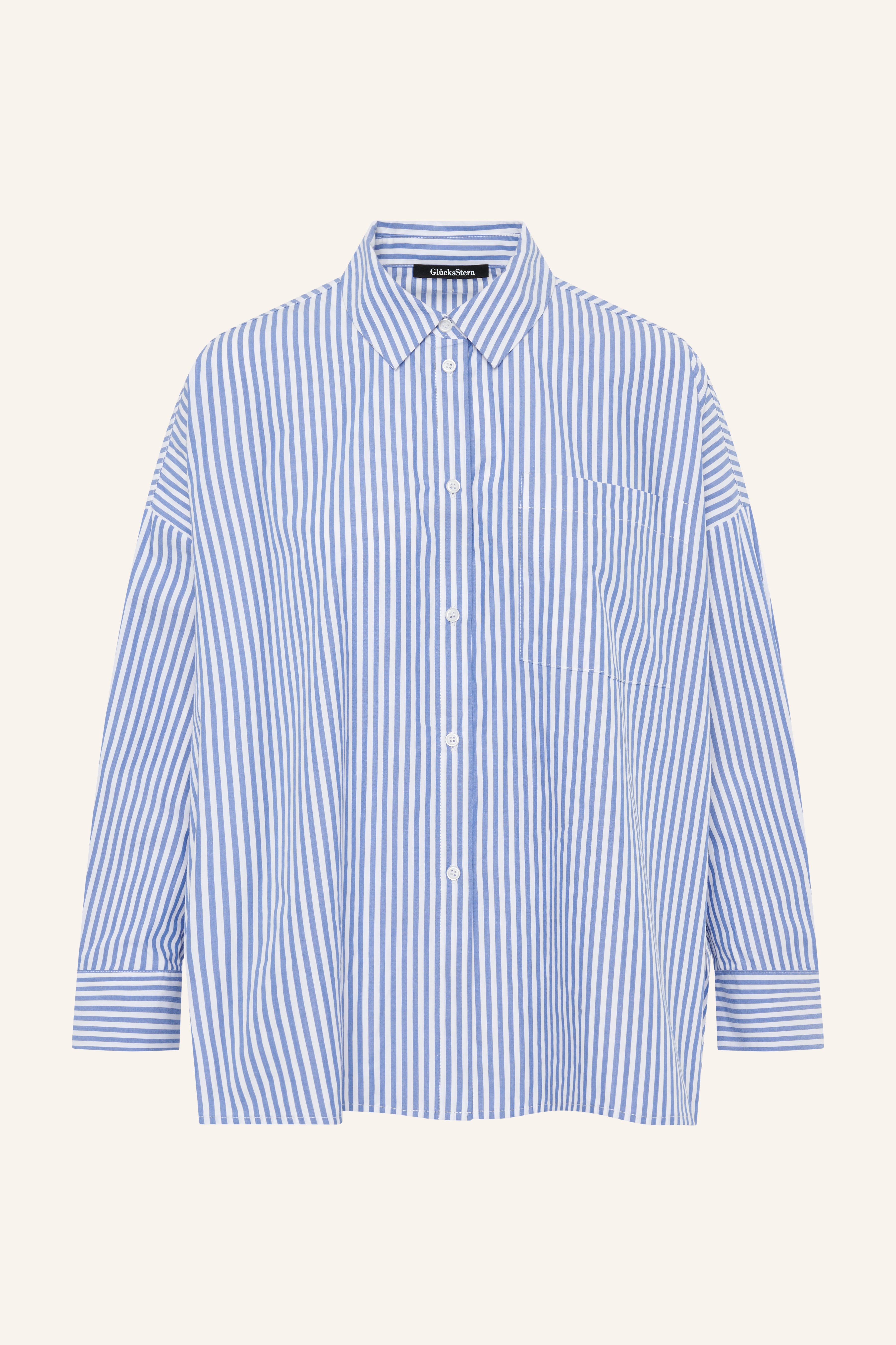 Candy oversize Streifenblau