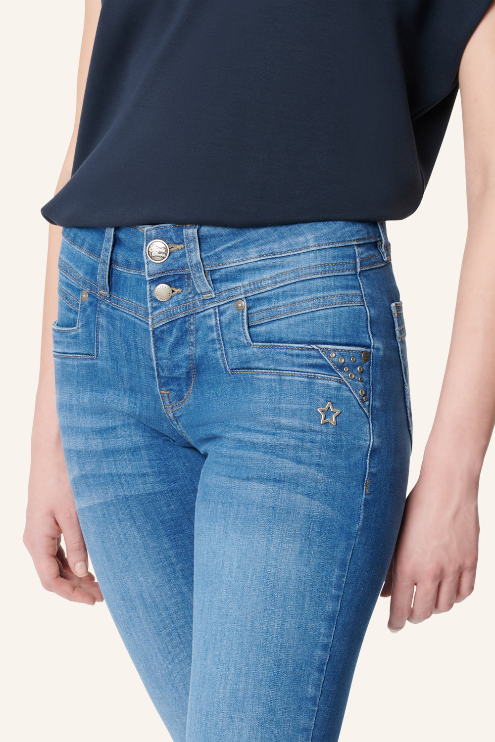 Merle - Jeans Slim Fit – Antikblau