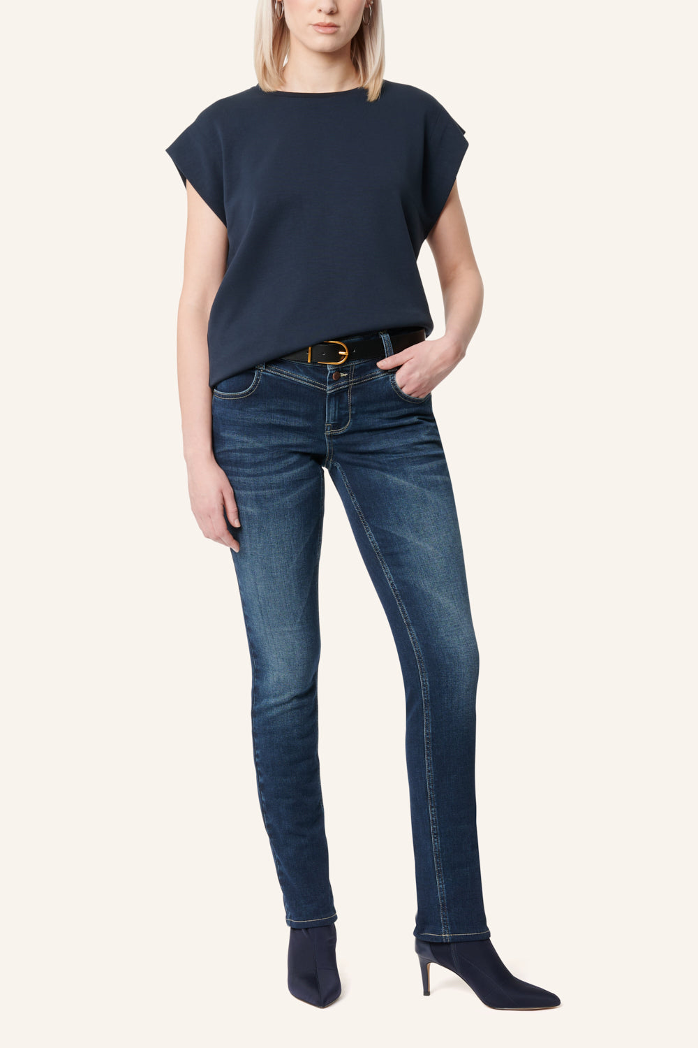 Merle - Jeans Slim Fit – Eiswasserblau