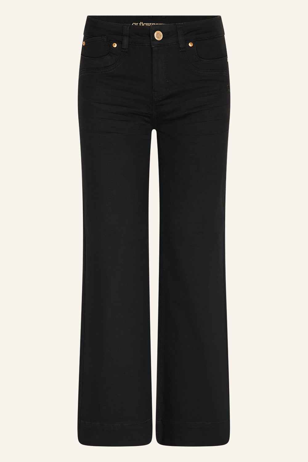 Clara - Jeans Flared – Nachtschwarz