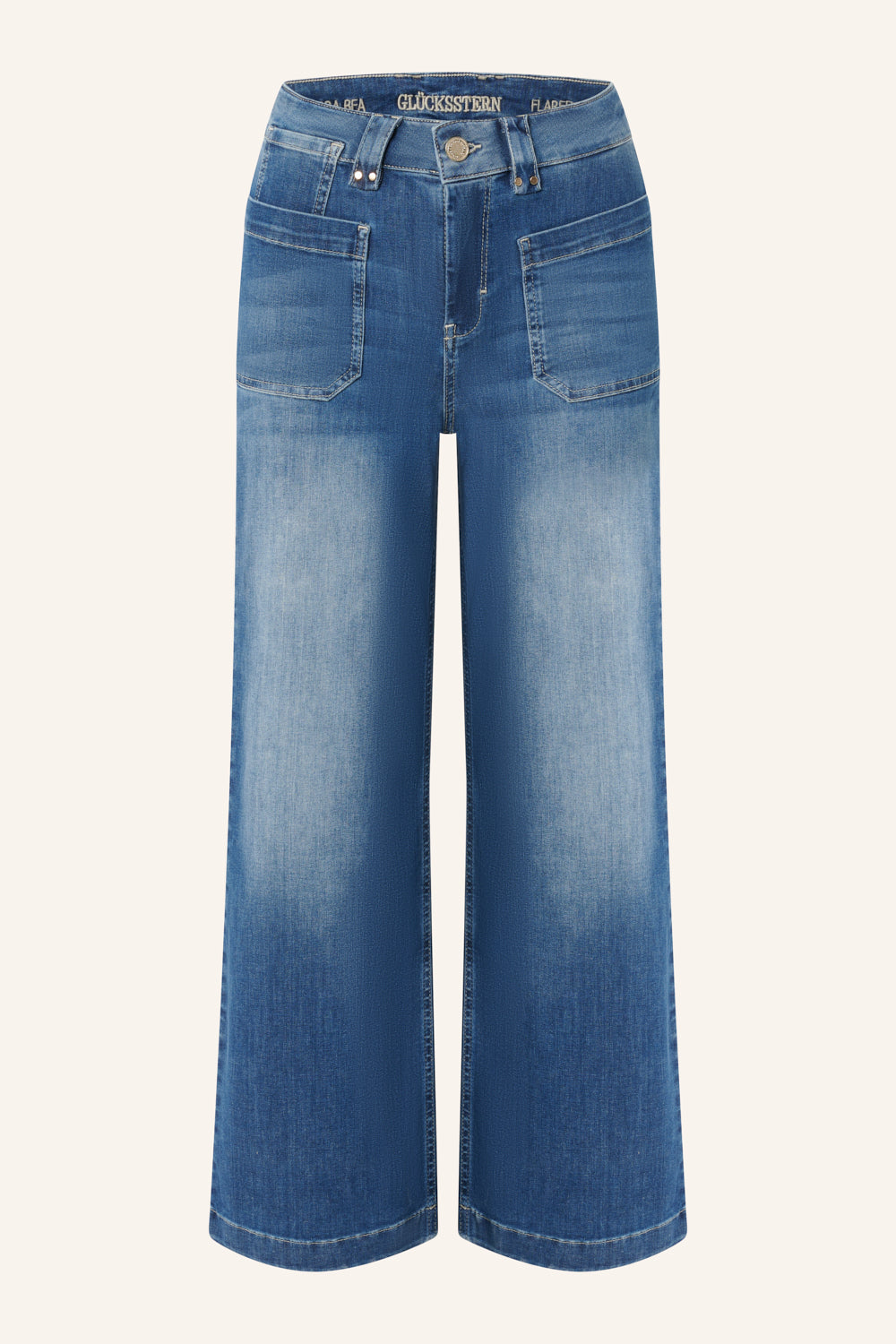 Clara Flared Südblau