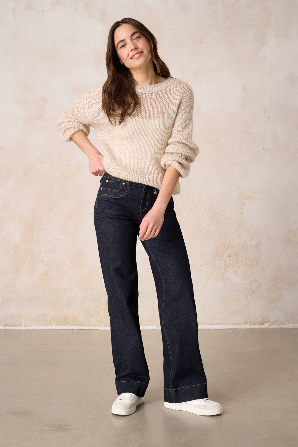 Clara - Flared Jeans – Blauviolett