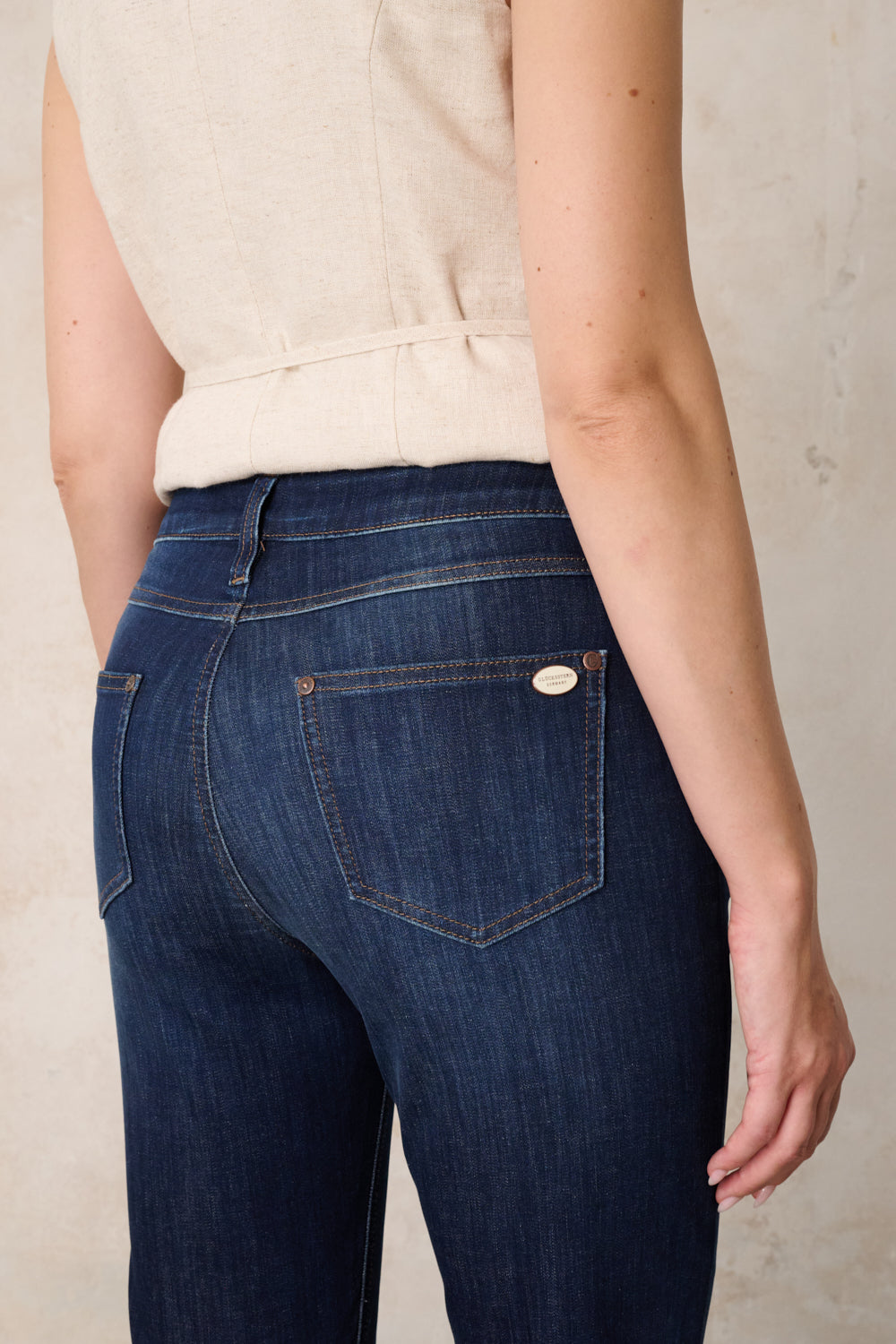 Tina Straight Leg Jeans – Donaublau & Soft Denim, hohe Leibhöhe