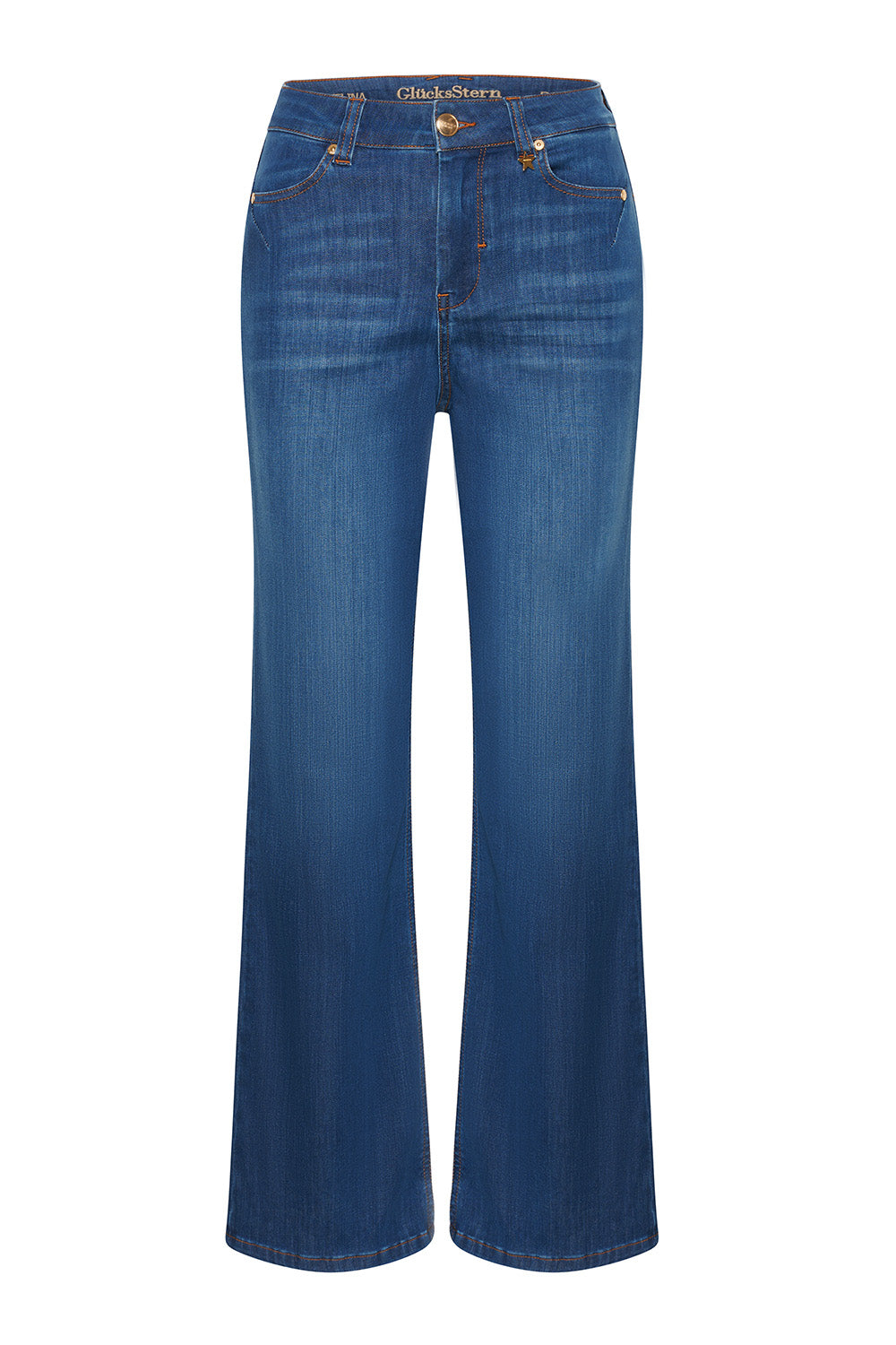 Melina - Jeans Bootcut – Eisenblau