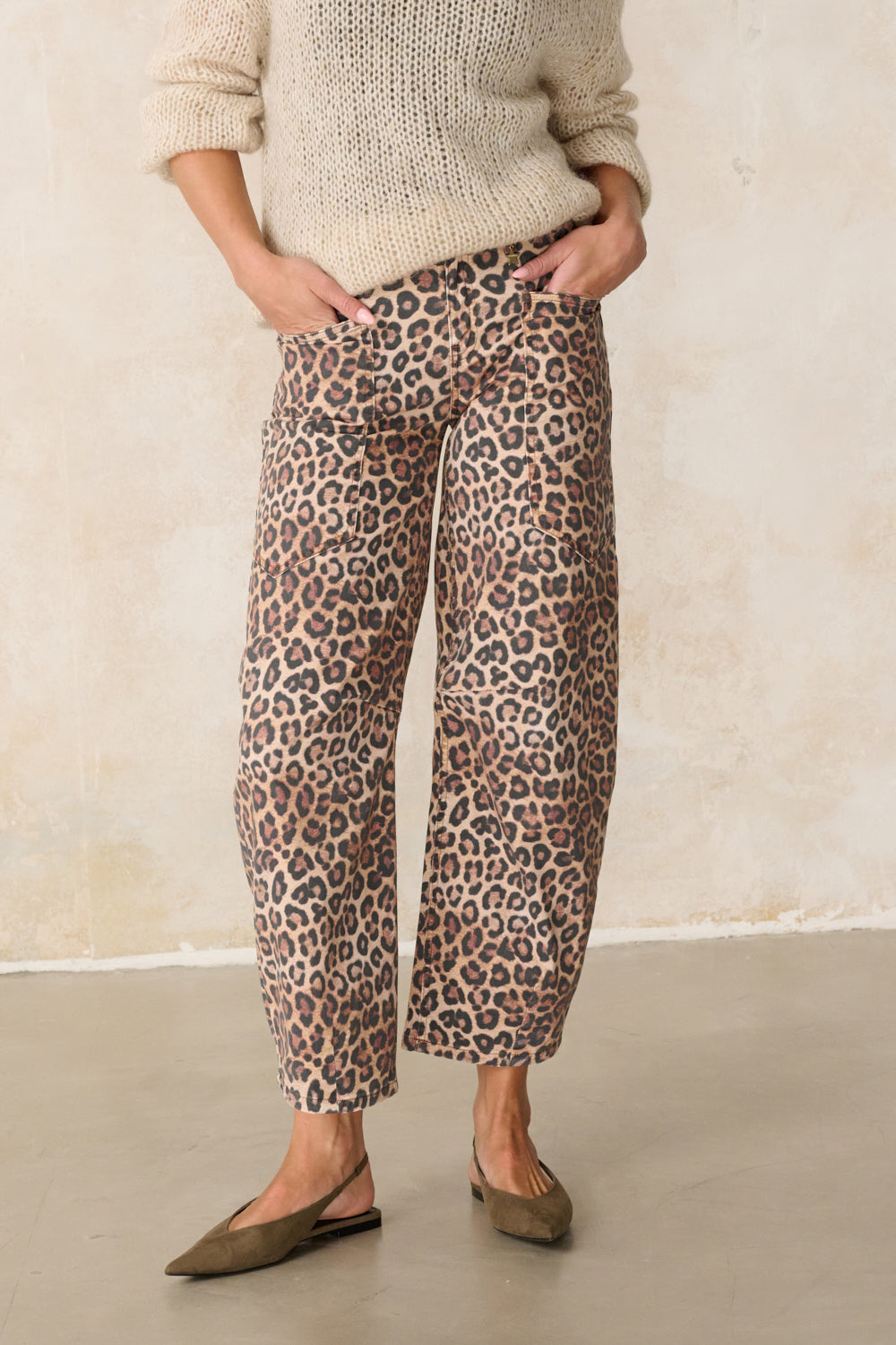 Serena - Barrel Leg - Leobeige