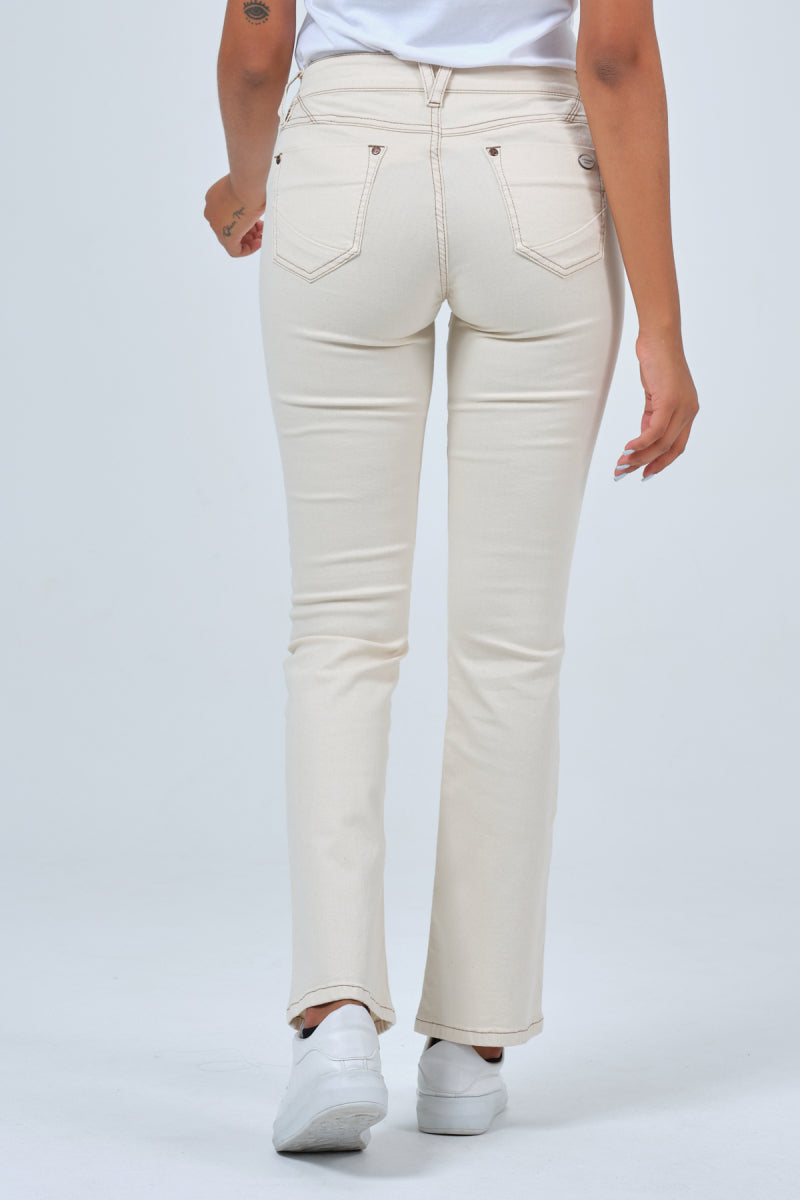 Melina Bea BOOTCUT - Fashionbeige