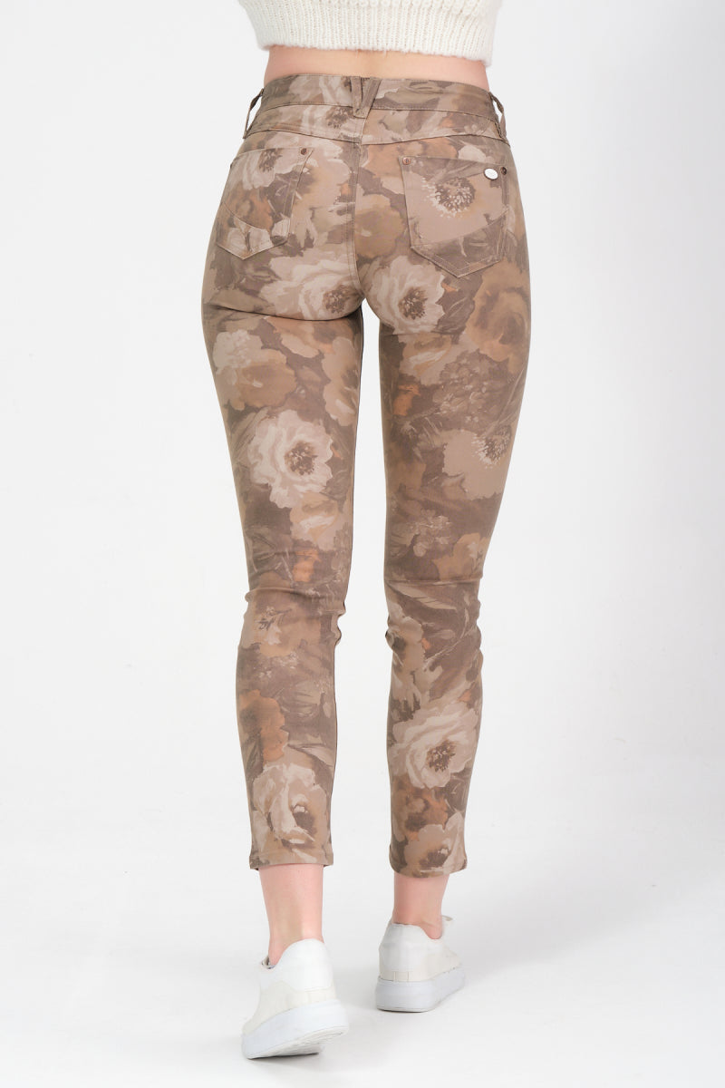 Melina Slim Floral Green