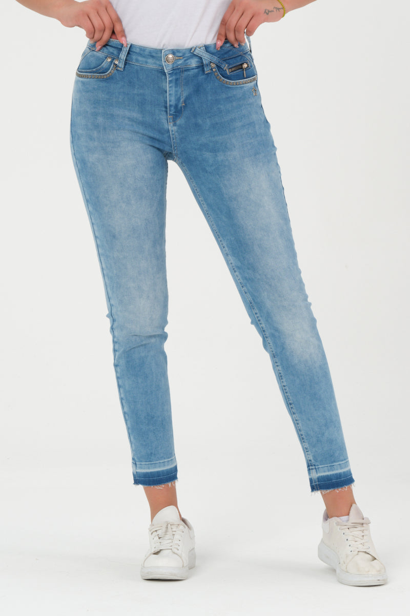 Melina Slim Erdblau