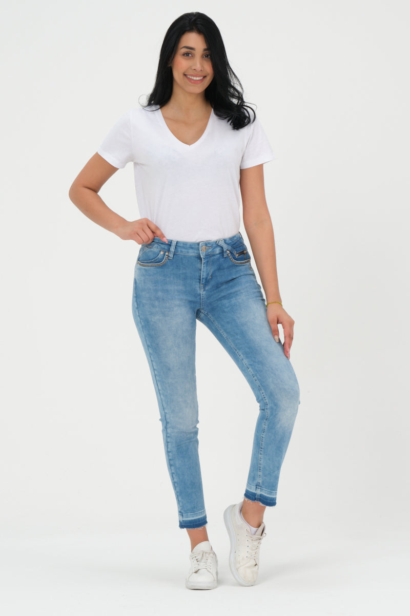 Melina Slim Erdblau