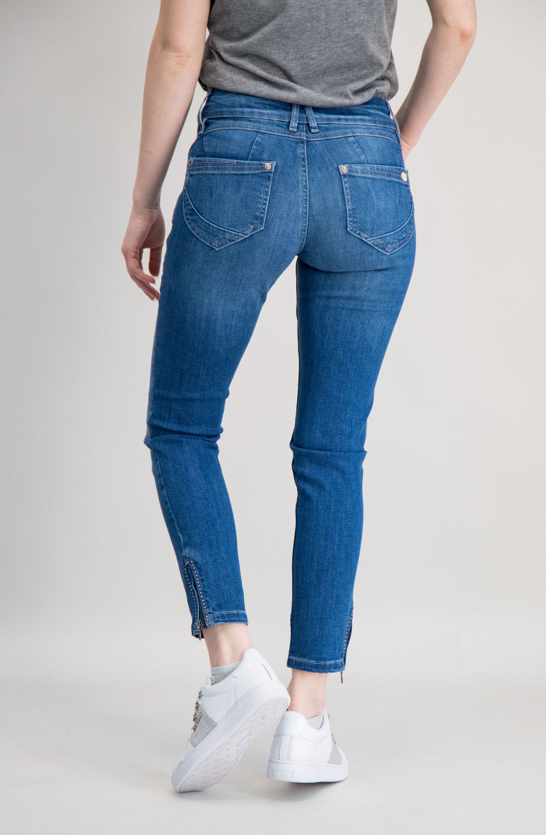 Nina SLIM - Blattblau