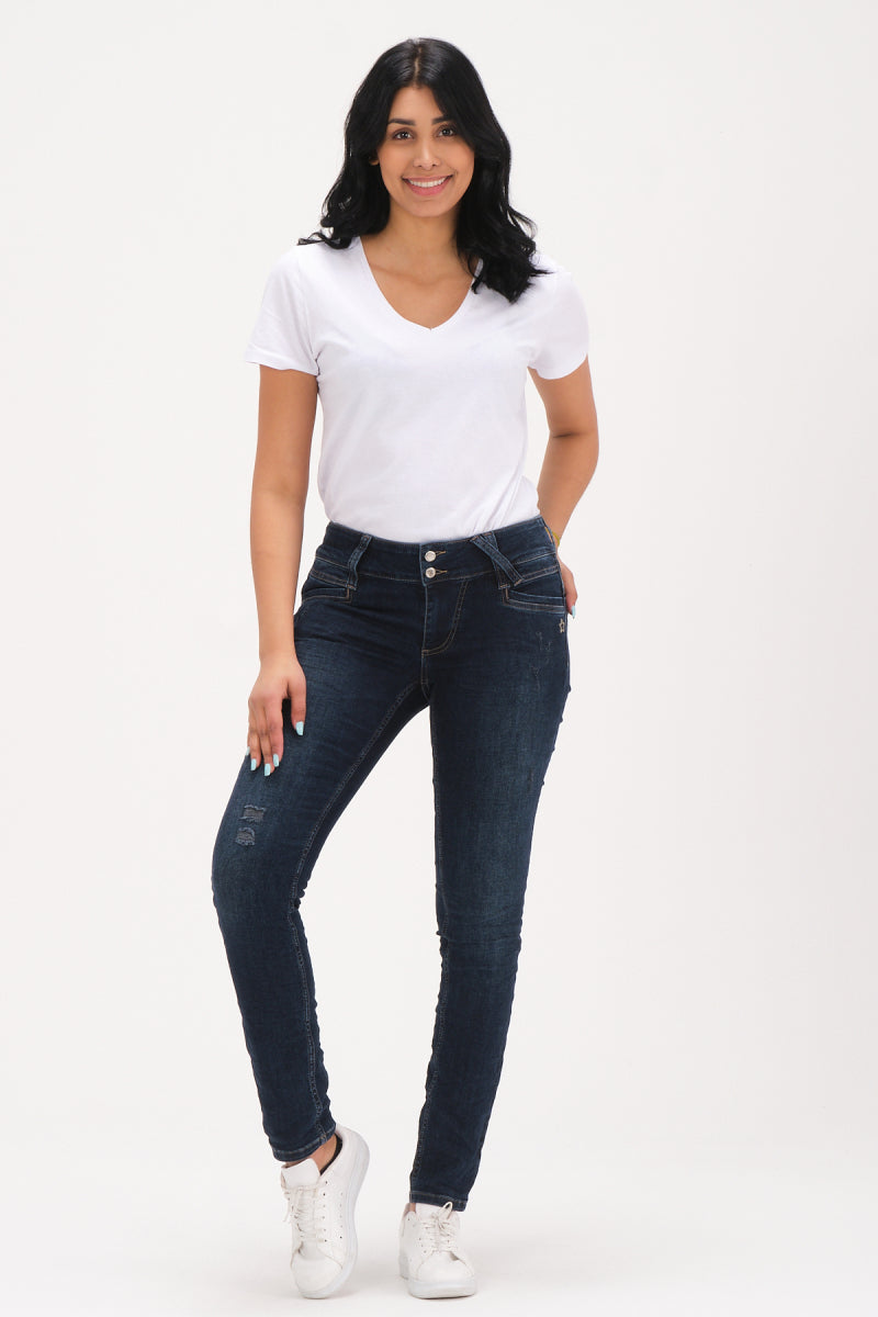 Nina SLIM Kruppblau