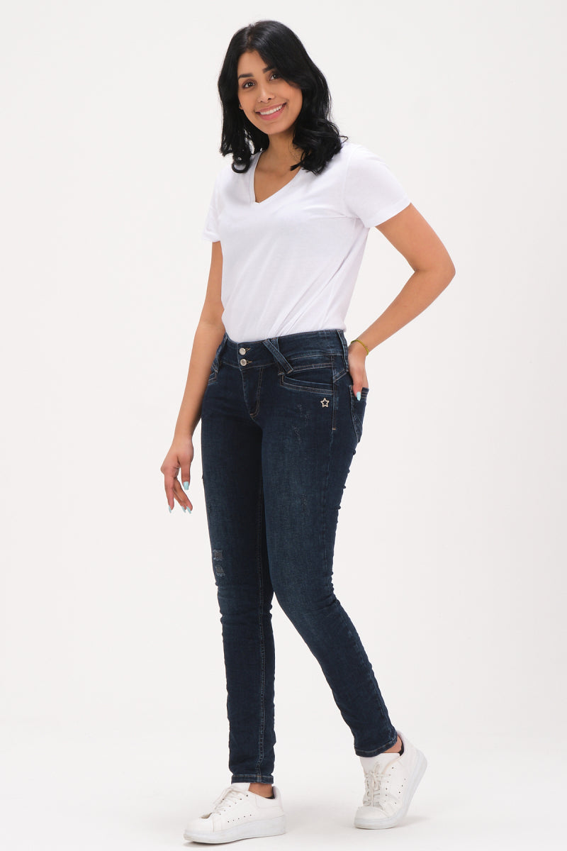 Nina SLIM Kruppblau