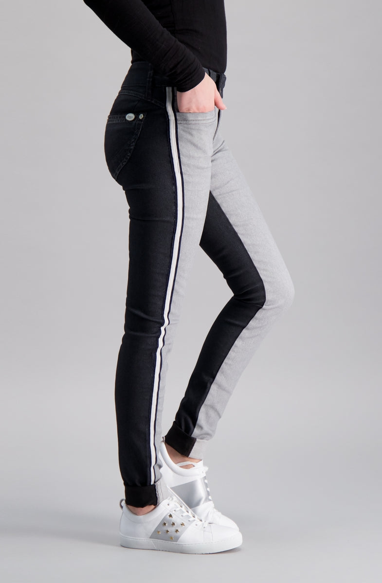 Nina SLIM Mischgrau