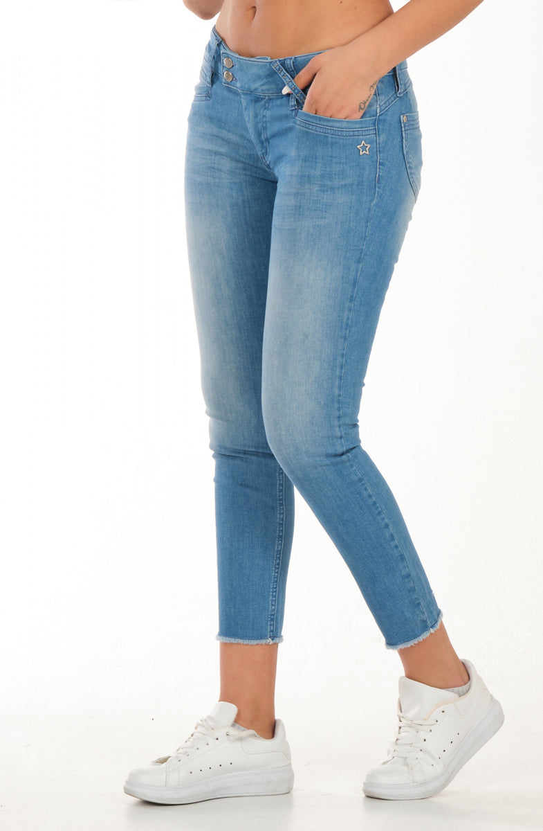 Nina SLIM Raschblau