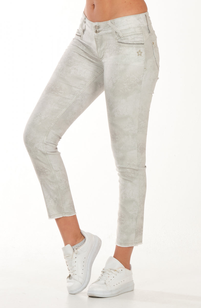 Nina SLIM Mischgrün