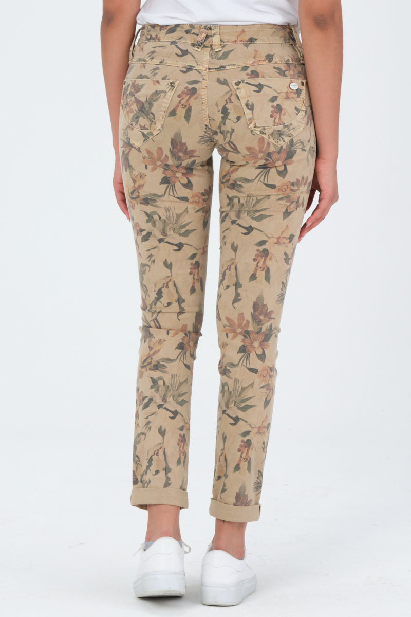Petra SLIM - floral beige