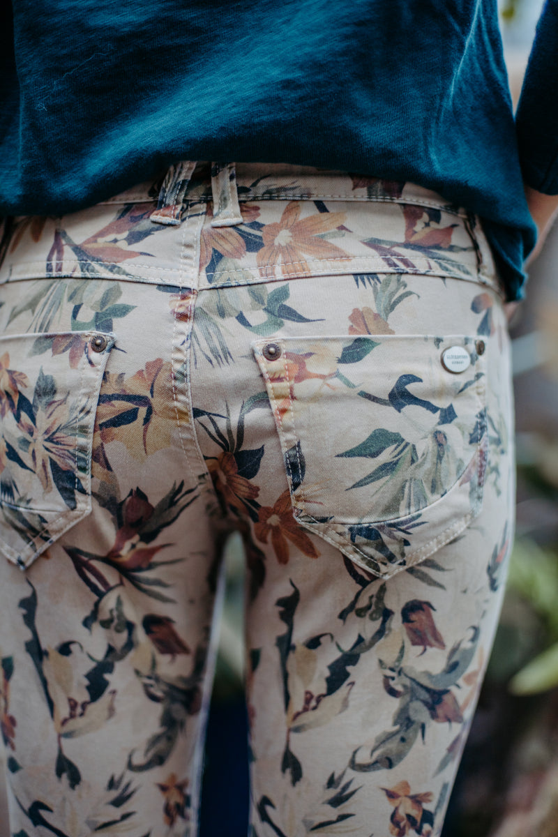 Petra SLIM - floral beige