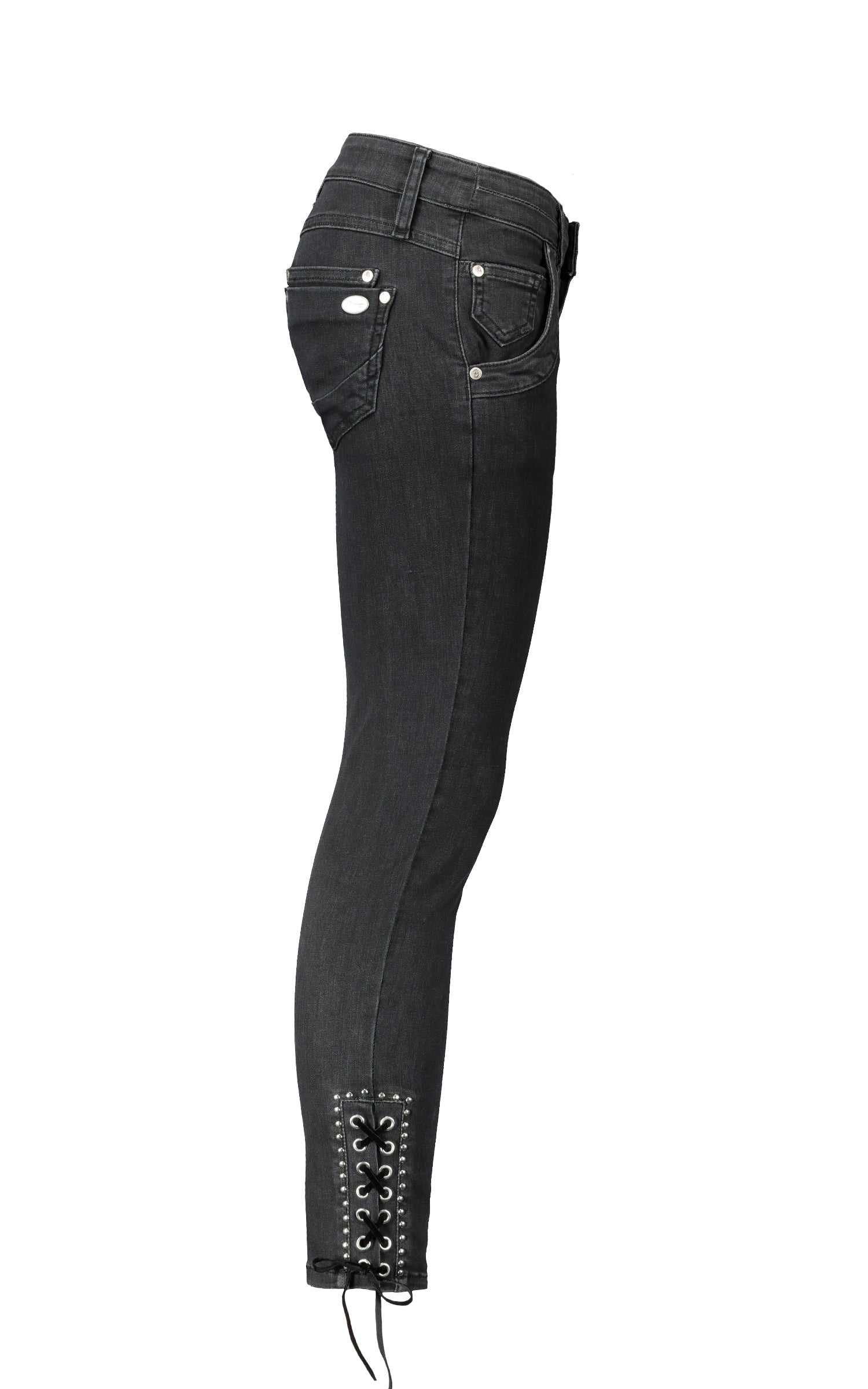 Petra SLIM Samtschwarz
