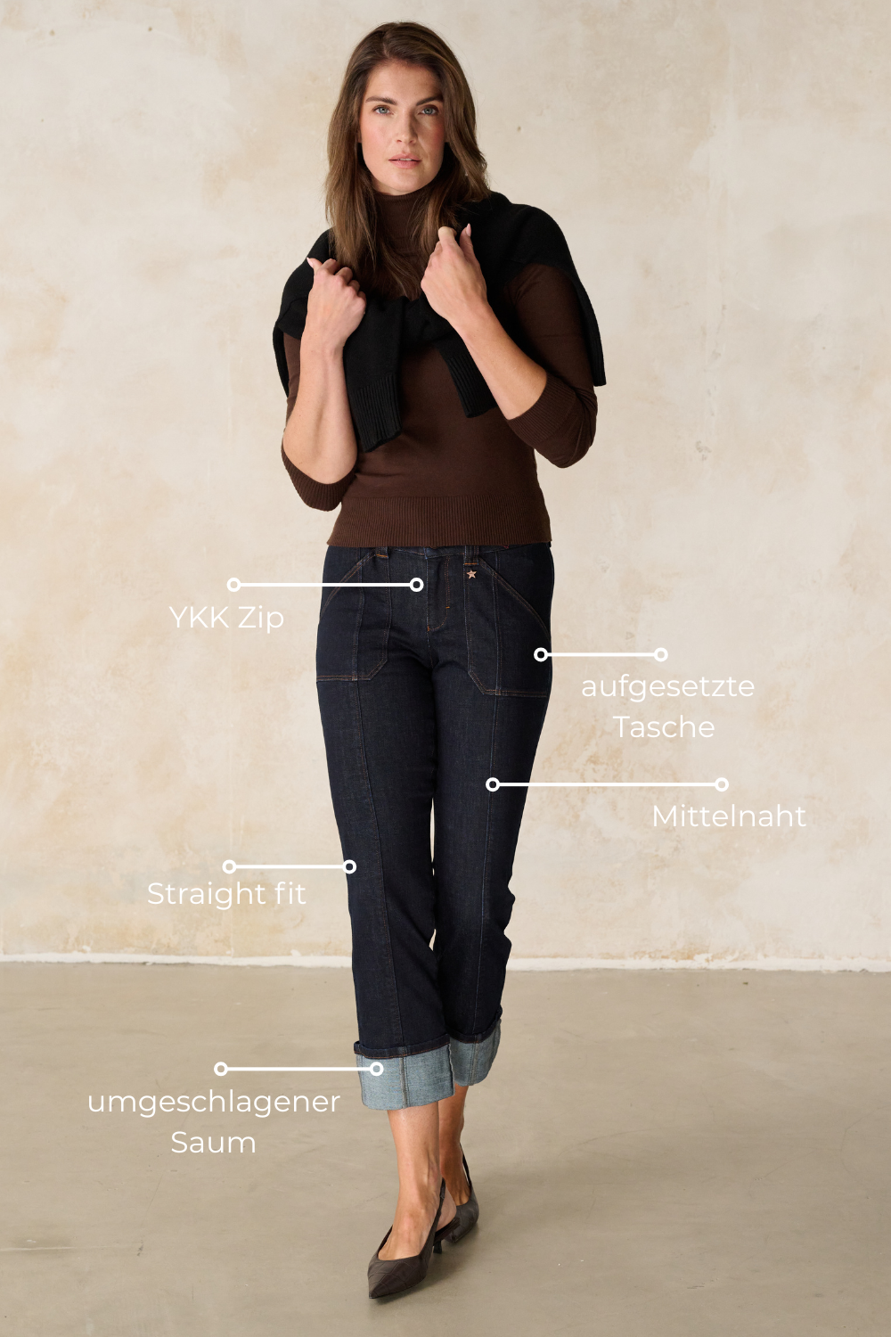 Merle - Straight Leg Jeans – Indigoblau