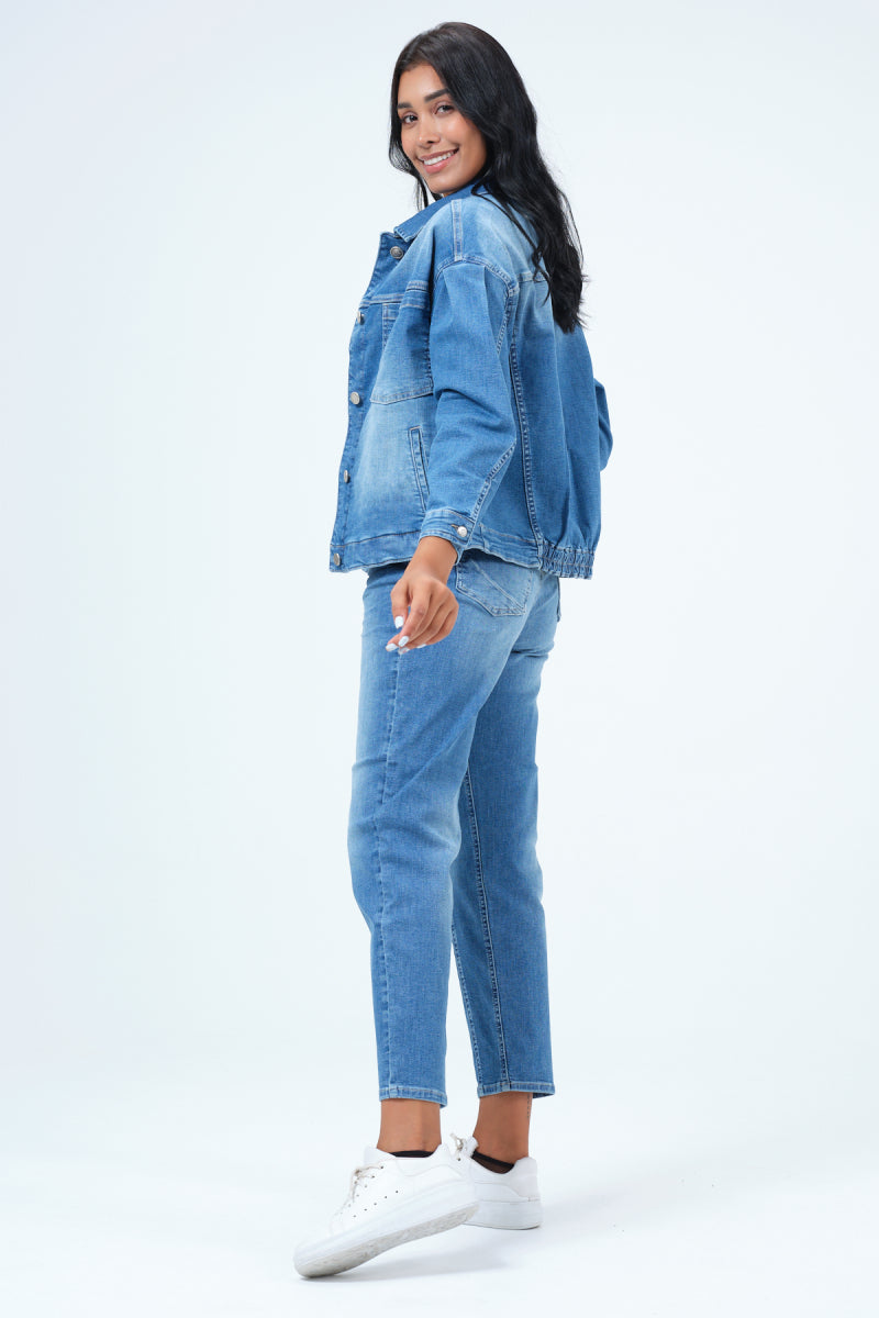 Lotte Jacke Helioblau