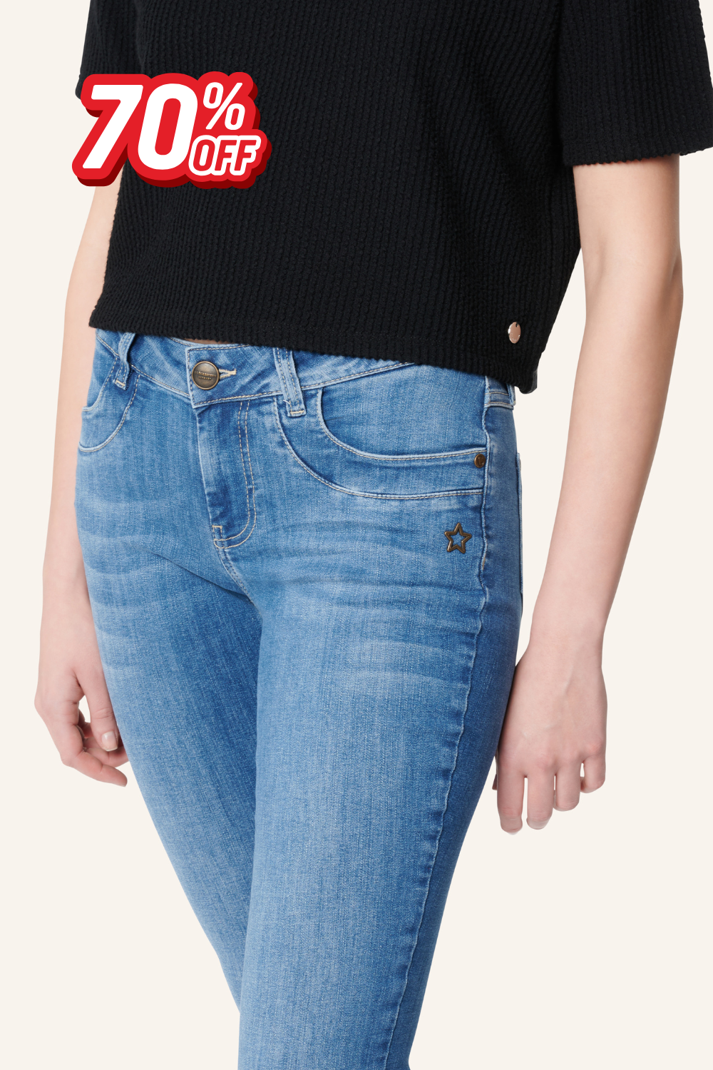 Petra Slim Nordseeblau