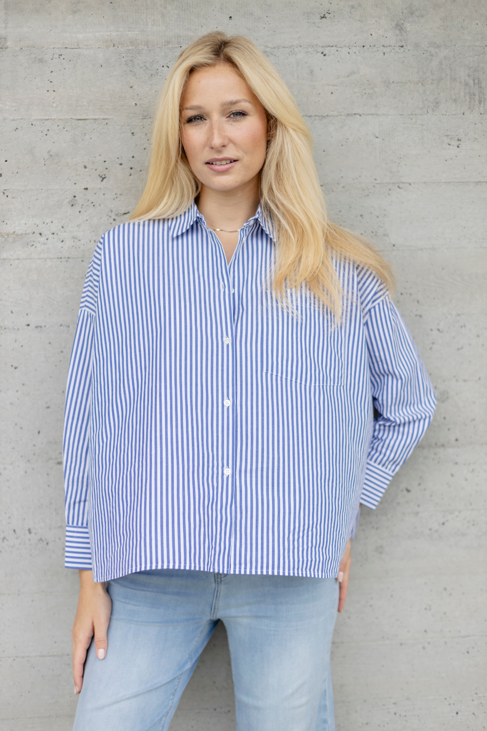 Blouse - Candy Stripe Blue