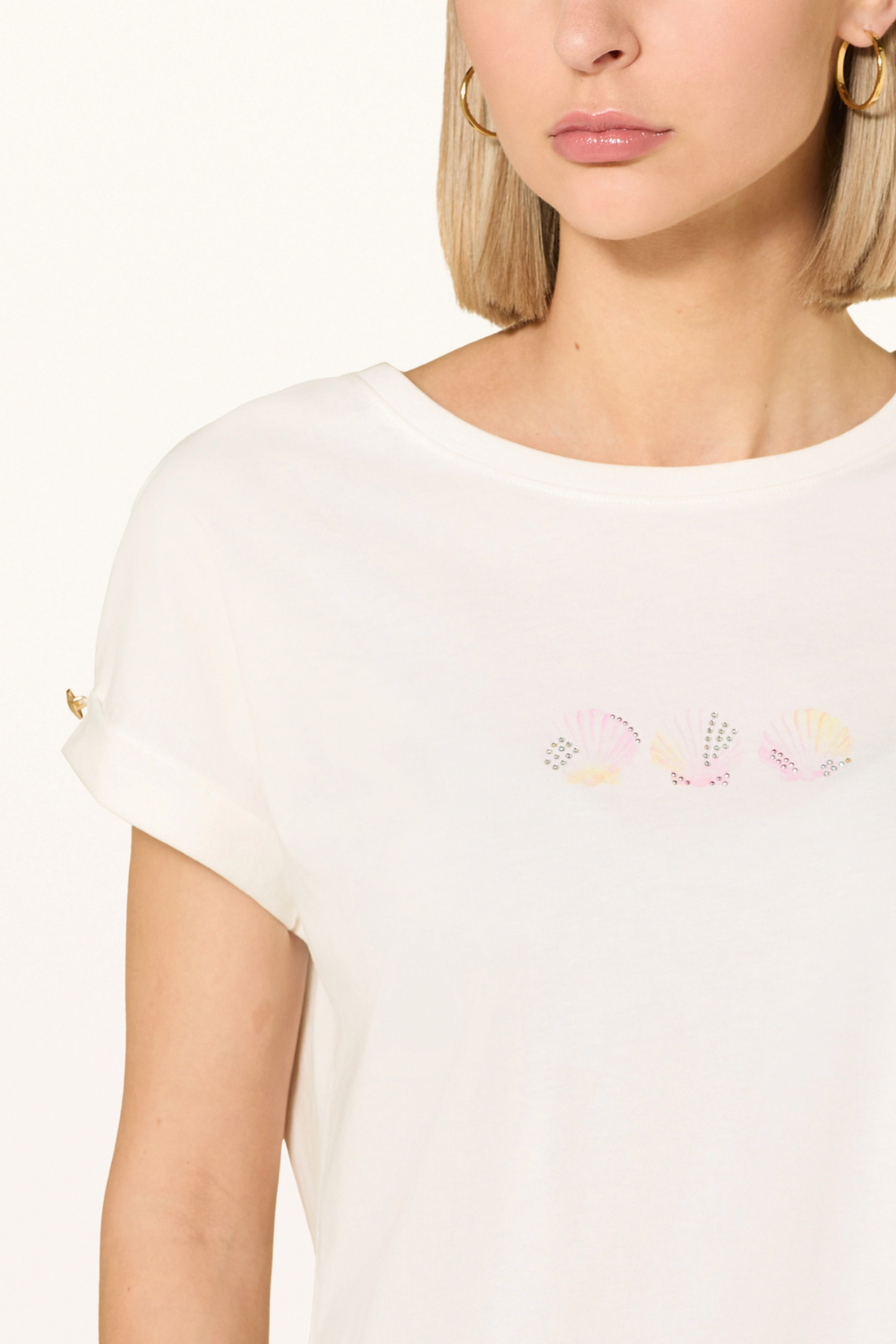 CARTOON T-Shirt mit Schmucksteinen