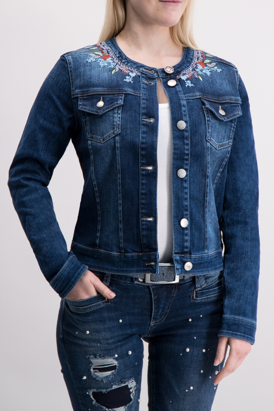 Frieda JACKE Kupferblau