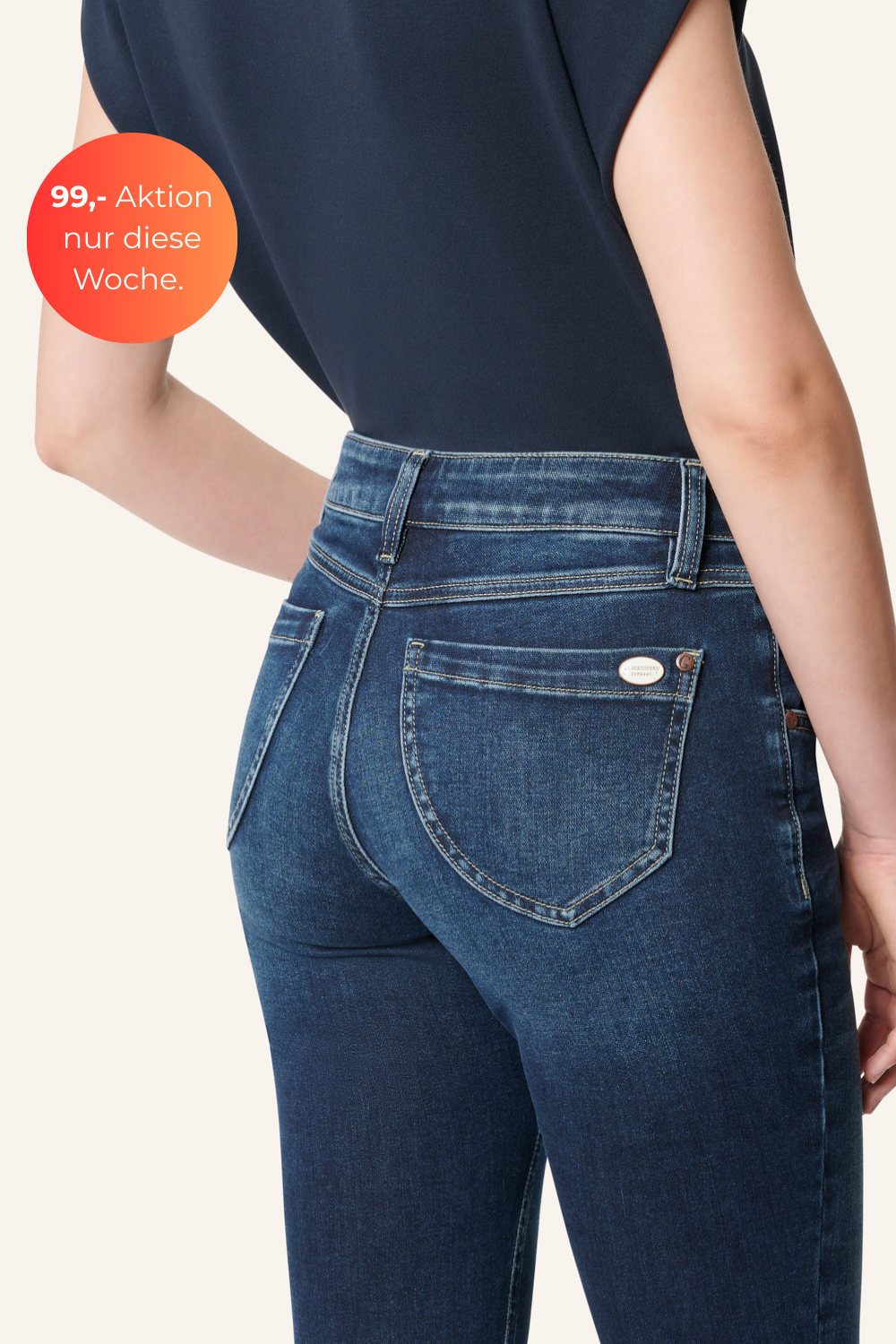 Merle - Jeans Slim Fit – Eiswasserblau Loop