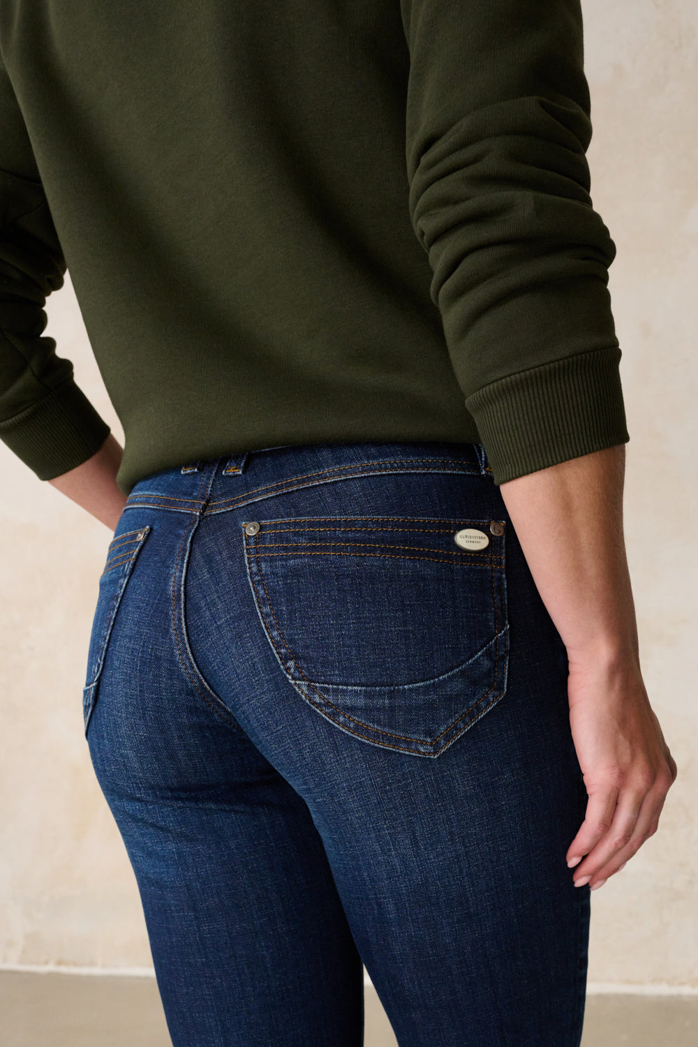 Merle - Jeans Straight Leg – Rheinblau