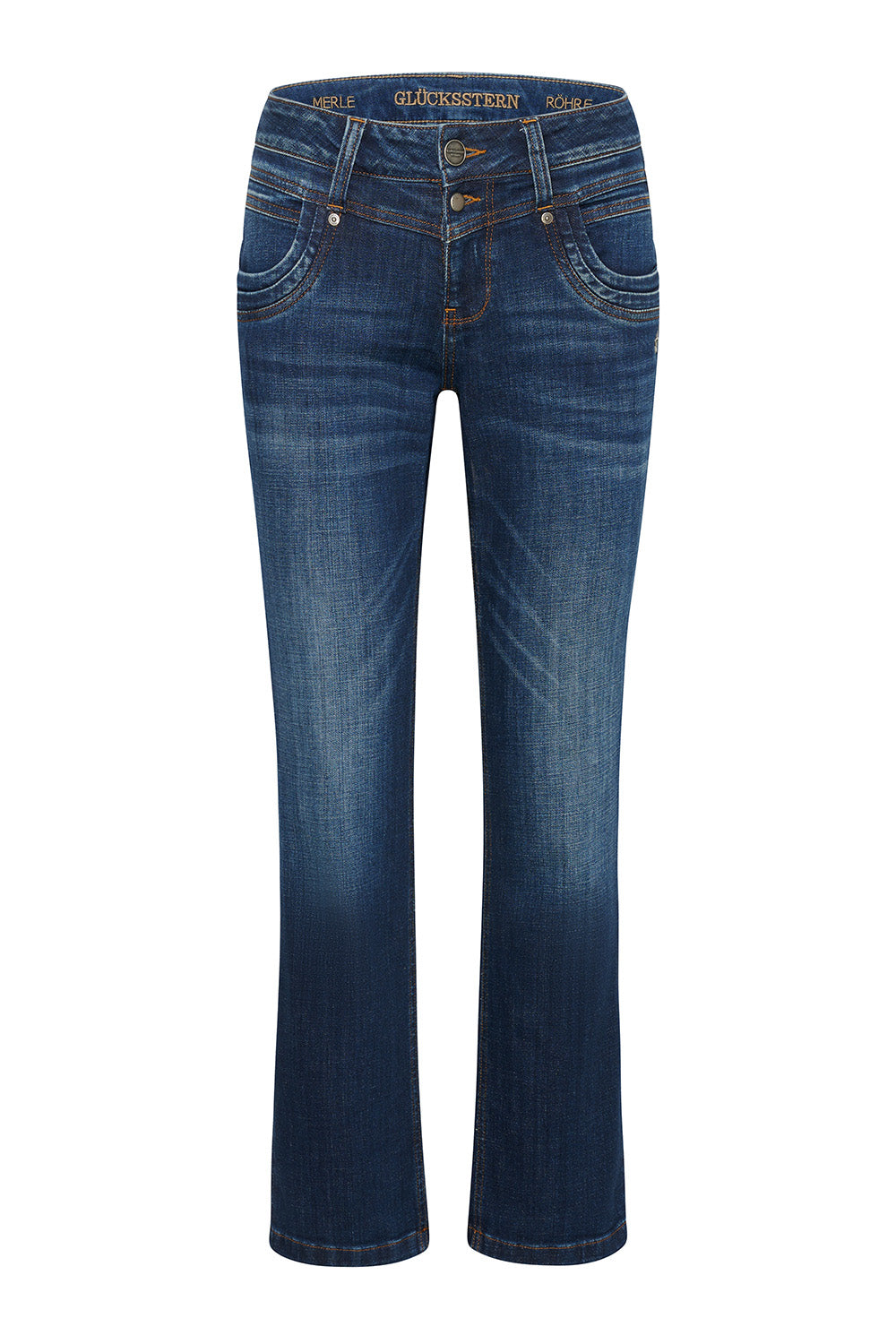 Merle - Jeans Straight Leg – Rheinblau