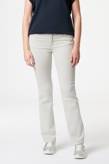 Melina Bootcut Dove Gray
