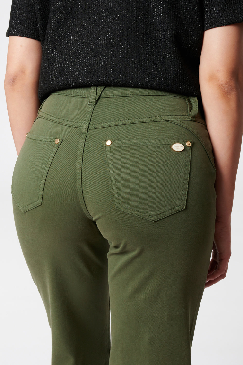 Clara - Hose Flared – Grüngold