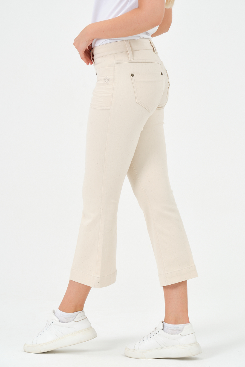 Petra Bea BOOTCUT - Elfenbeinbeige