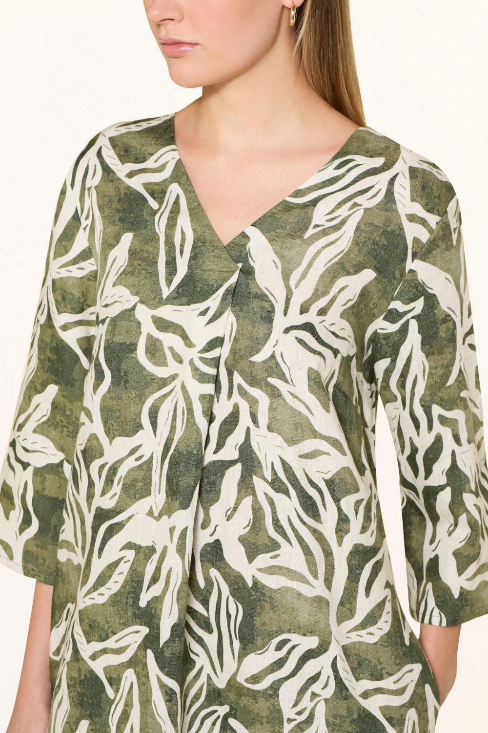 CARTOON Leinenkleid mit 3/4-Arm