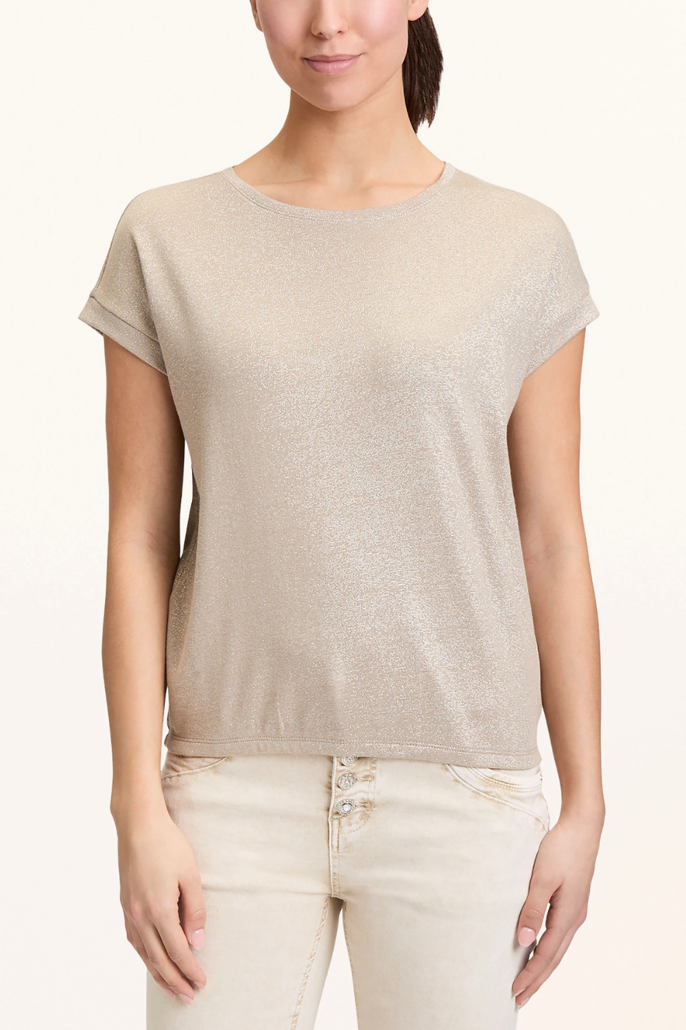 CARTOON T-Shirt mit Glitzergarn