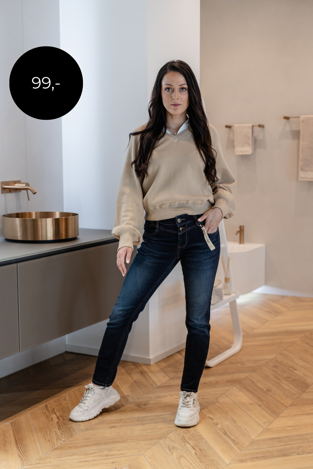 Merle - Jeans Slim Fit – Granitblau