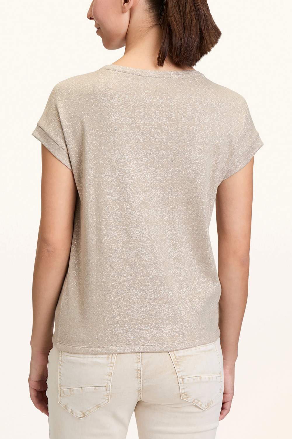 CARTOON T-Shirt mit Glitzergarn