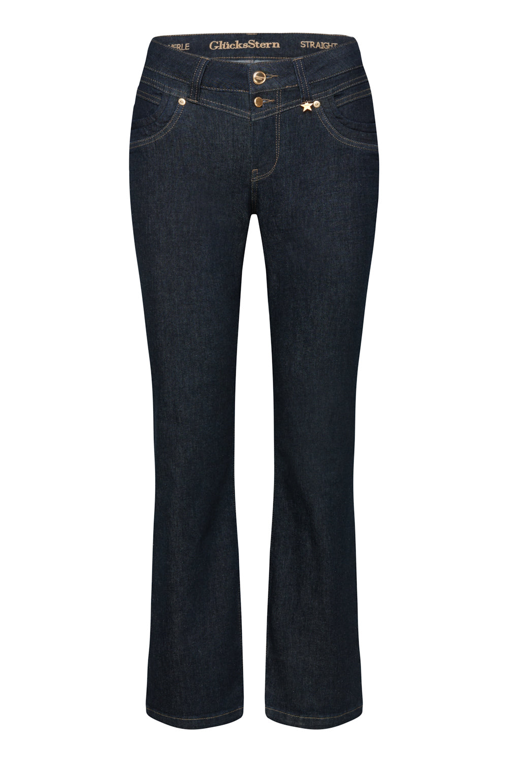 Merle - Straight Leg Jeans - Rhine Blue