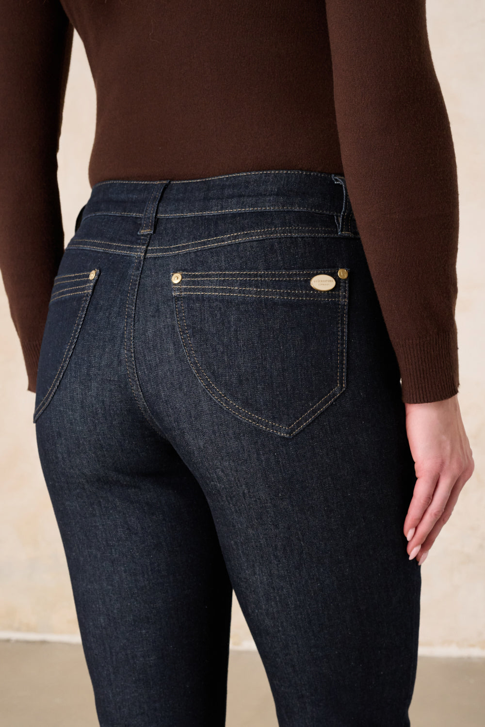 Merle - Straight Leg Jeans - Rhine Blue