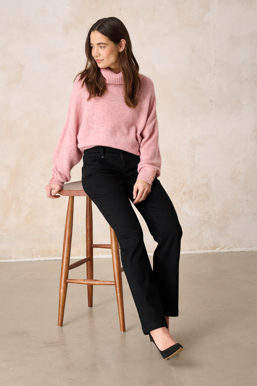 Merle - Straight Leg Jeans - Rhine Blue