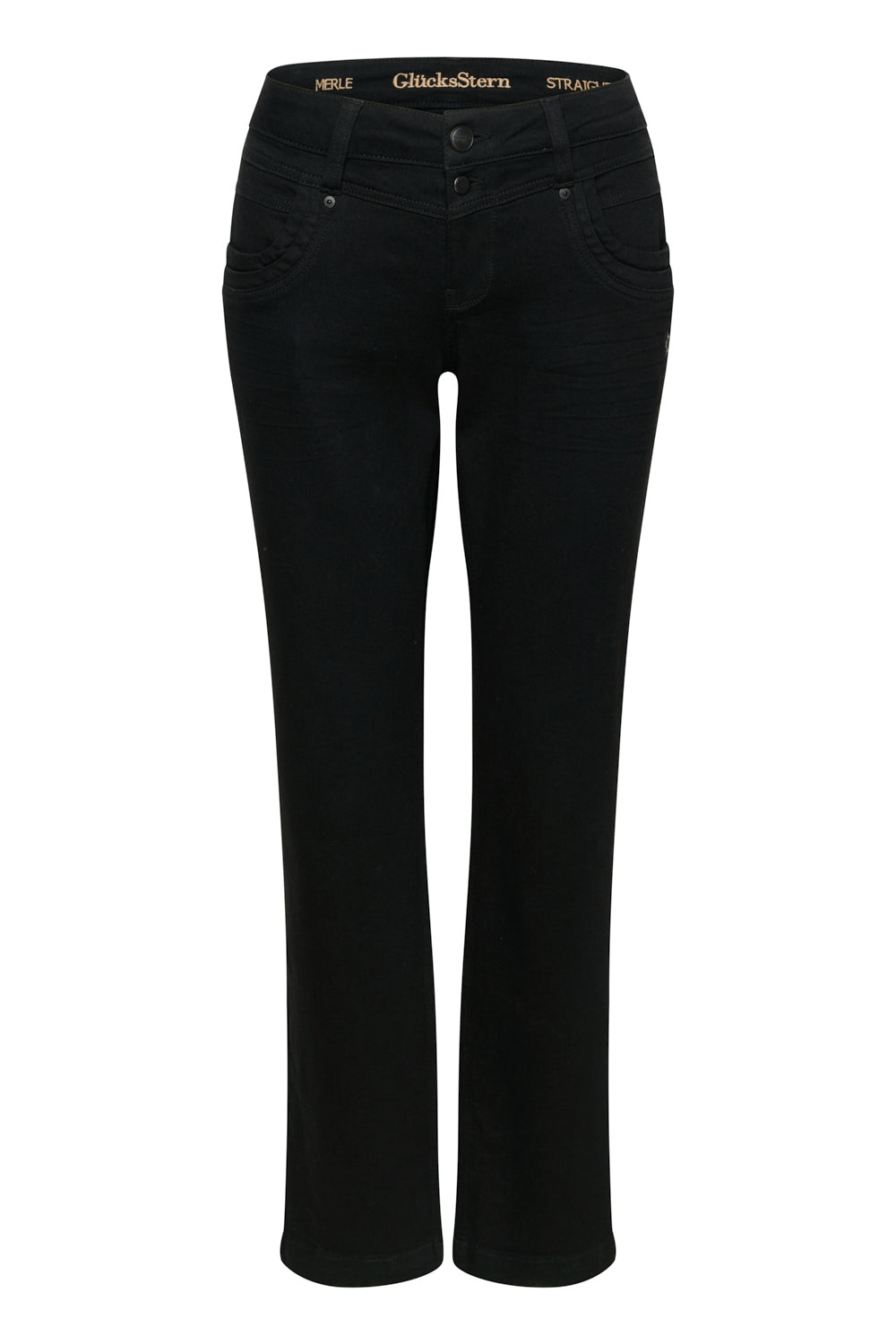 Merle - Straight Leg Jeans - Rhine Blue