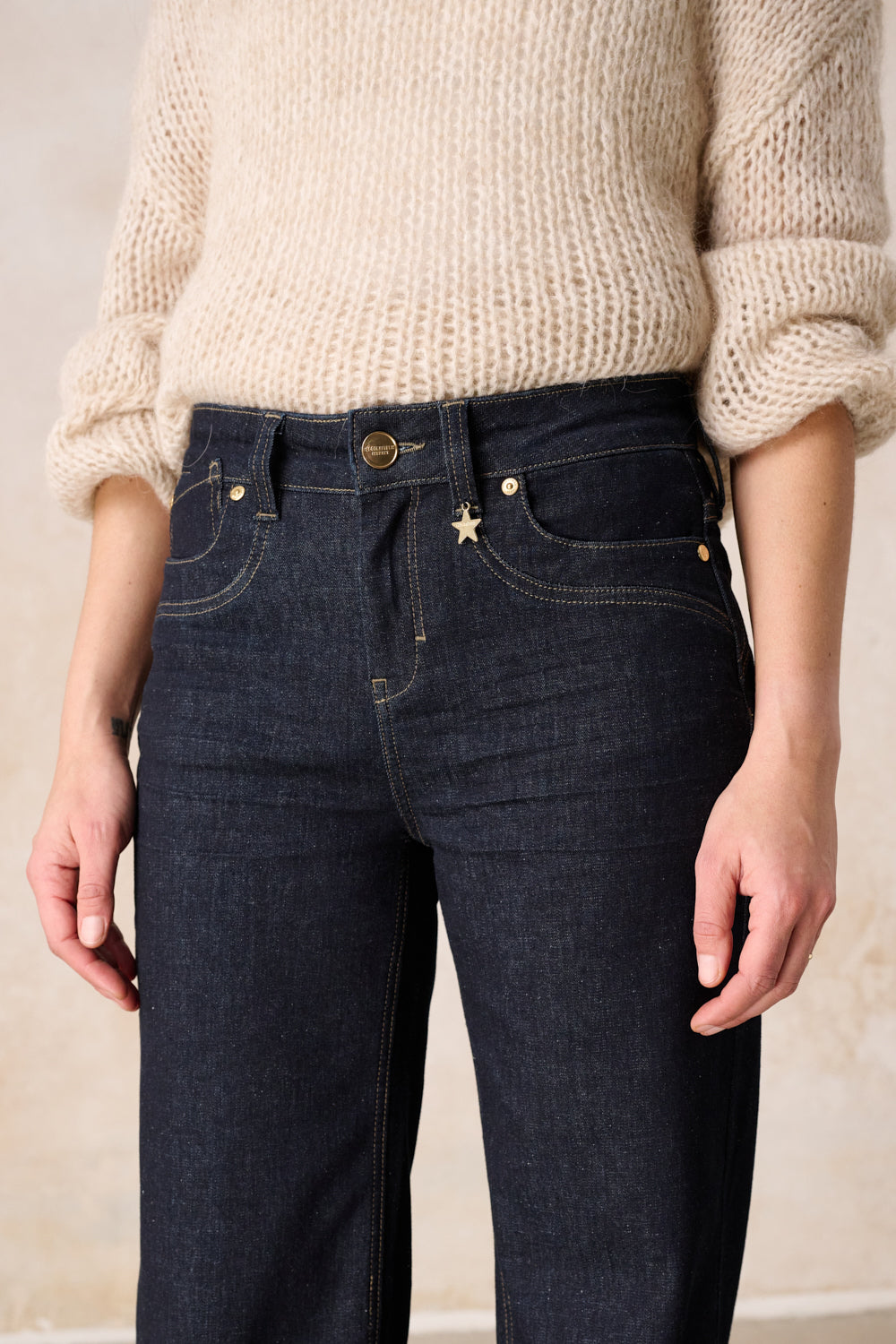 Clara - Flared Jeans – Blauviolett