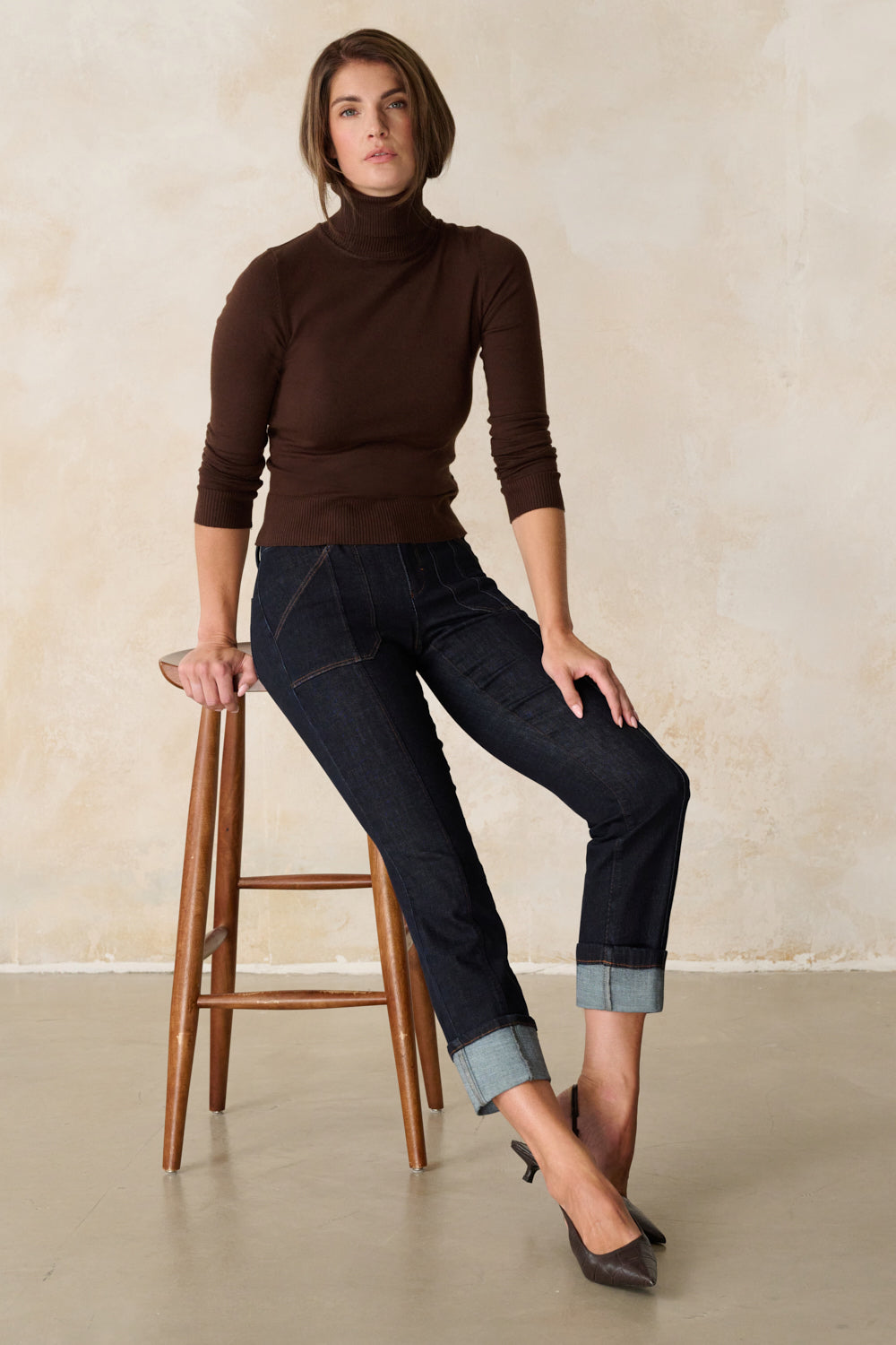 Merle - Jeans Straight Leg – Indigoblau