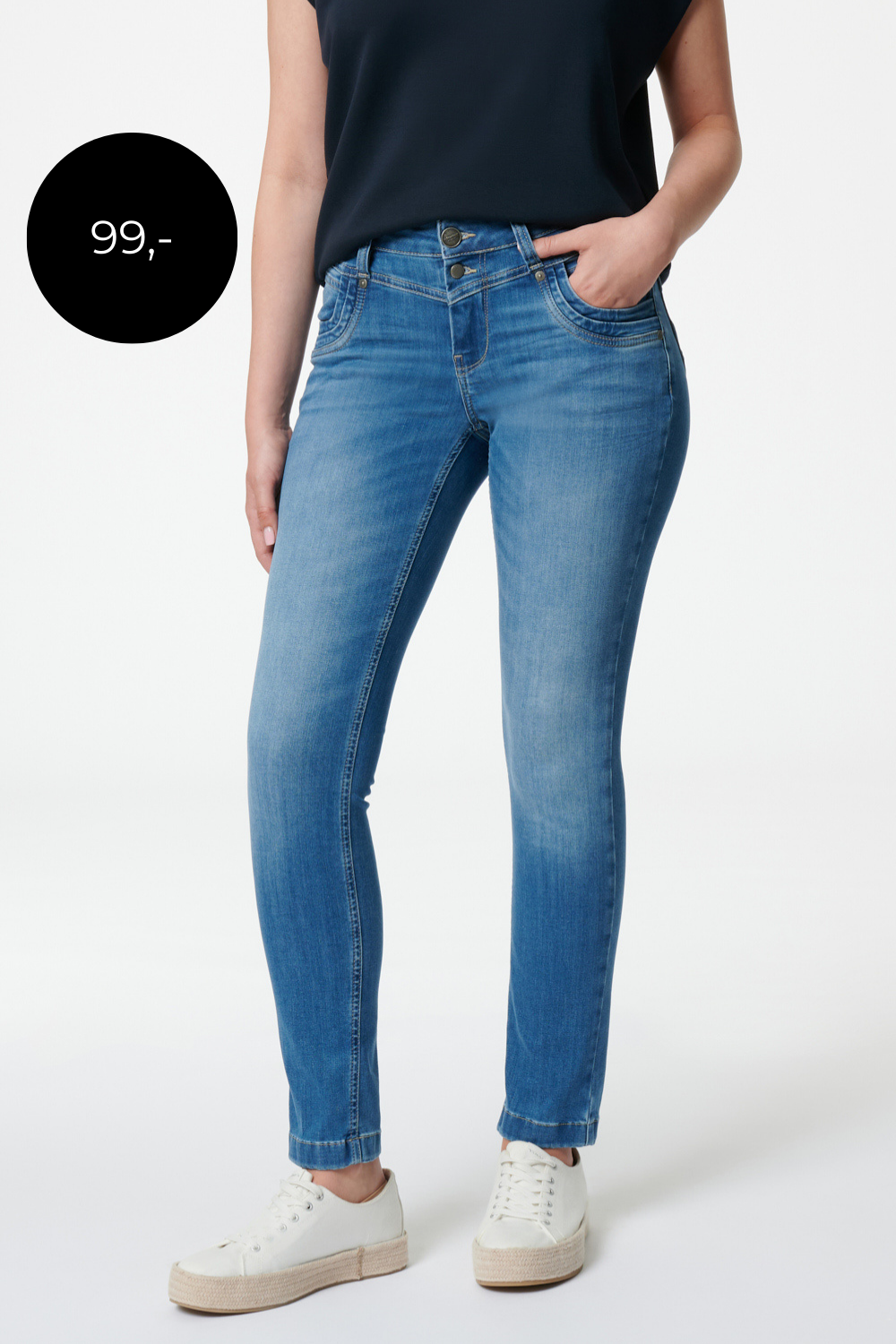 Merle - Jeans Slim Fit – Sommerblau