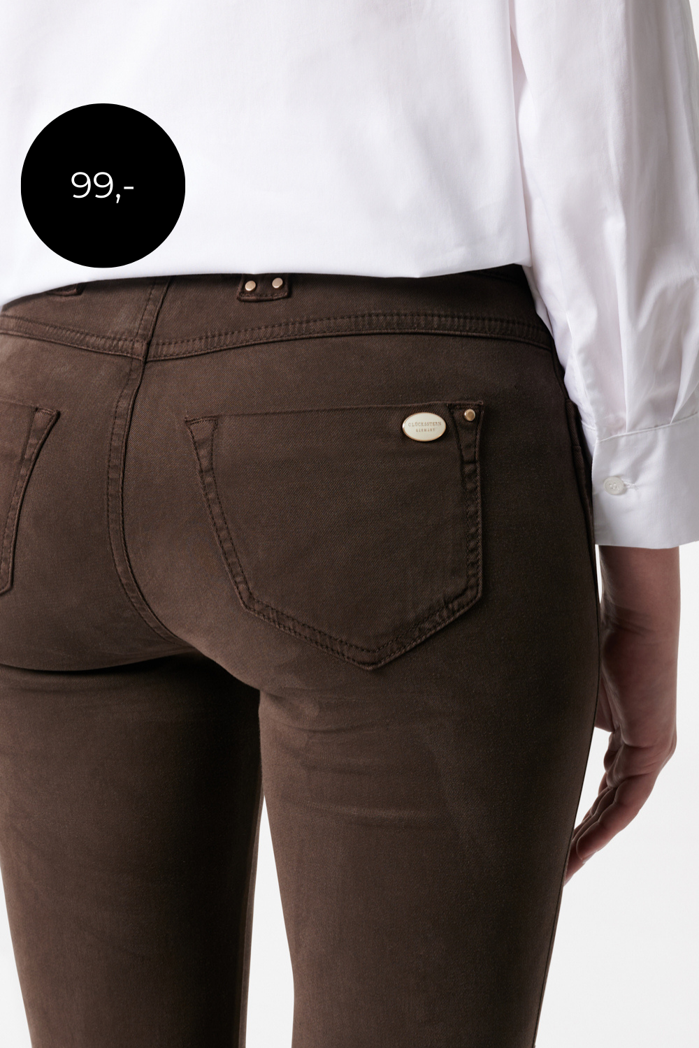 Petra - Hose Slim Fit – Edelbraun