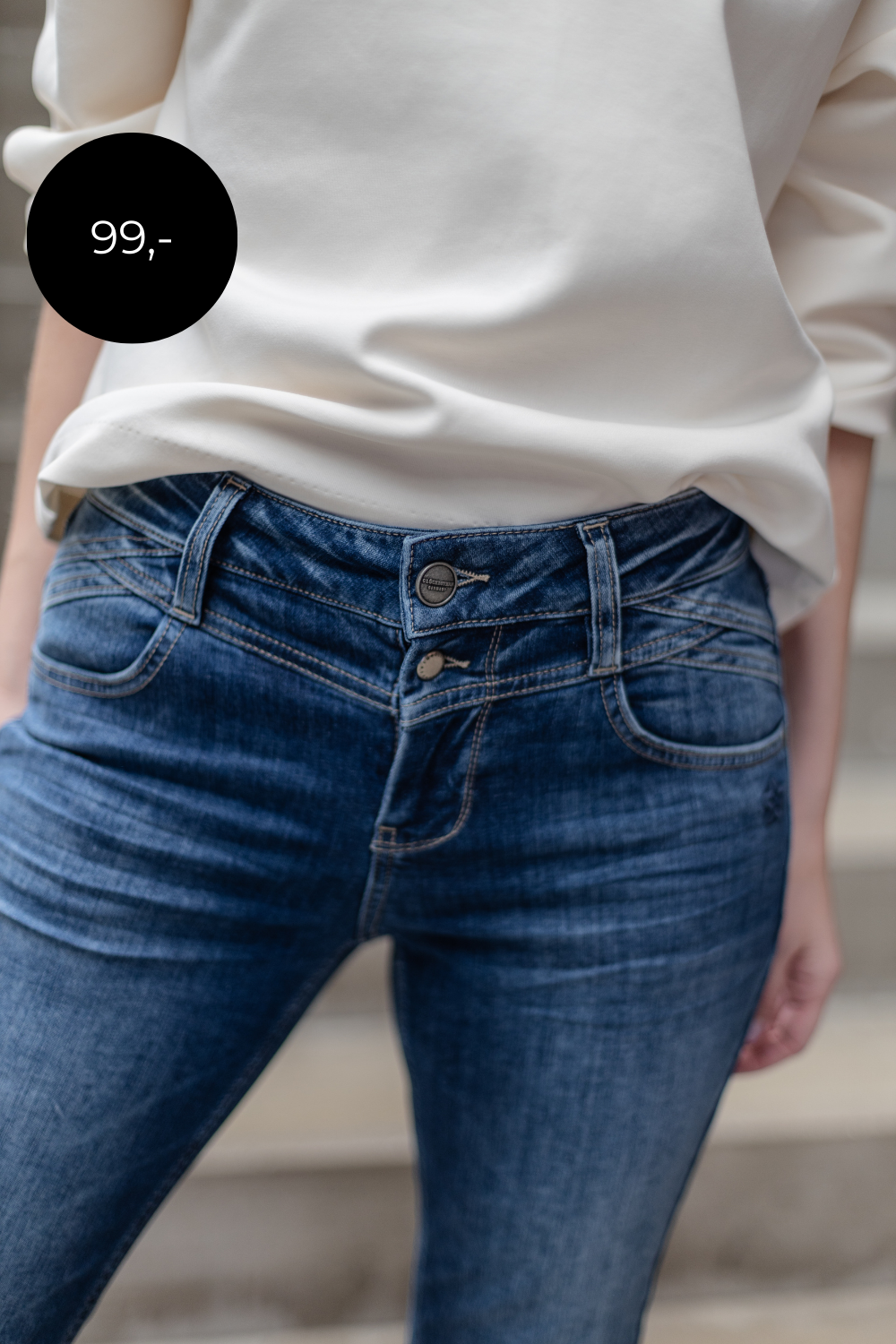 Merle - Jeans Slim Fit – Edelblau
