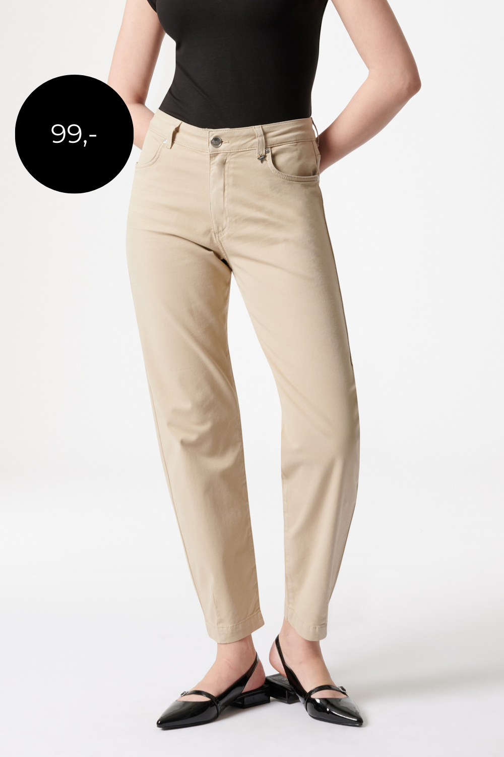 Serena - Hose Boyfriend - Rehbeige
